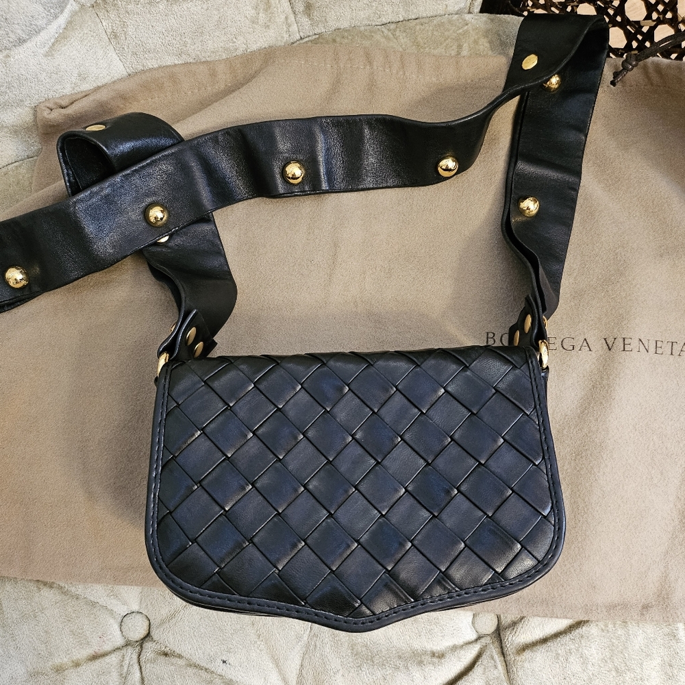 RARE Authentic vintage Bottega Veneta Intrecciato shoulder bag - Picture 6 of 16